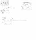 Exhaust System Fuel Supply Gasket Set - Valve Diagram and Parts List for  Briggs and Stratton Engine